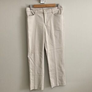 Christopher & Banks Cream Trousers